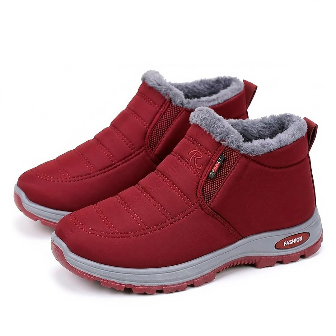 Women's Water-Resistant Quilted Slip-On Ankle Boots Halveyn